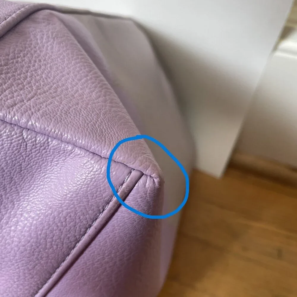 Kate Spade Lita Street Scallop Andrea leather tote Lilac/Lavender - Picture 12 of 12